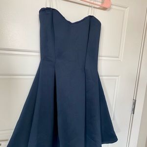 Navy Blue Night Dress